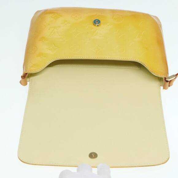 LOUIS VUITTON Monogram Vernis Thompson Street Bag Lime Yellow M91071 - Picture 10 of 16